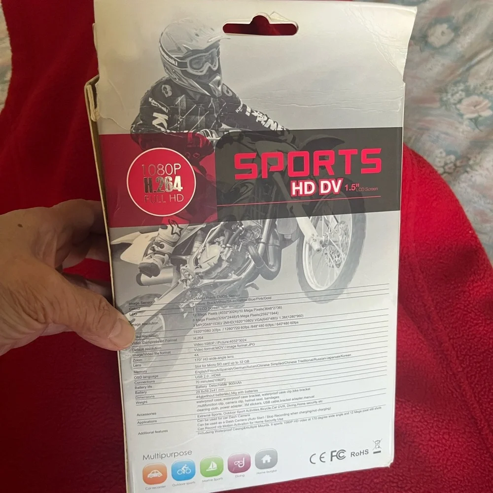 SPORTS HD DV Camera